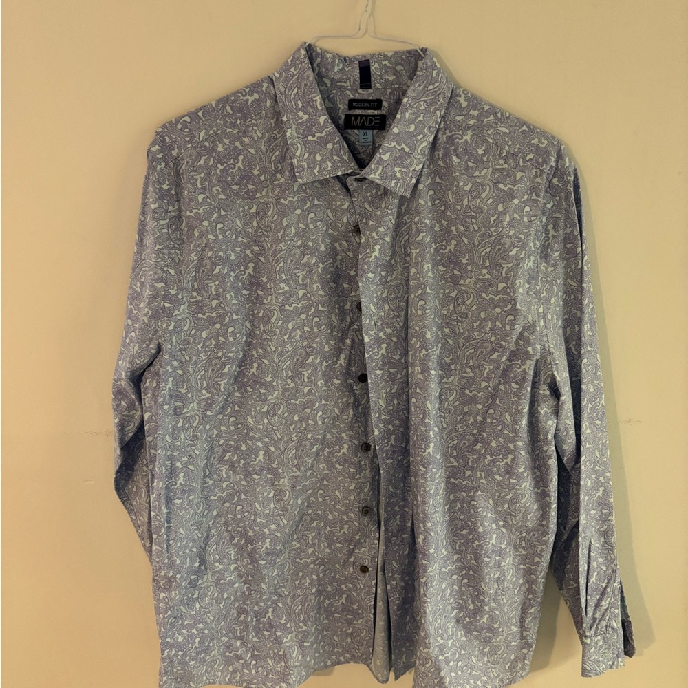 Newton Paisley Button-Up Shirt